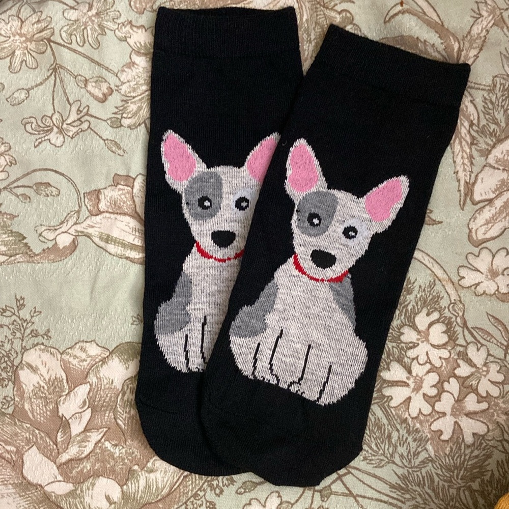 NEW 5 Pack DOG Print Ankle Socks 5-Pack! Size 5-10 - Picture 8 of 12